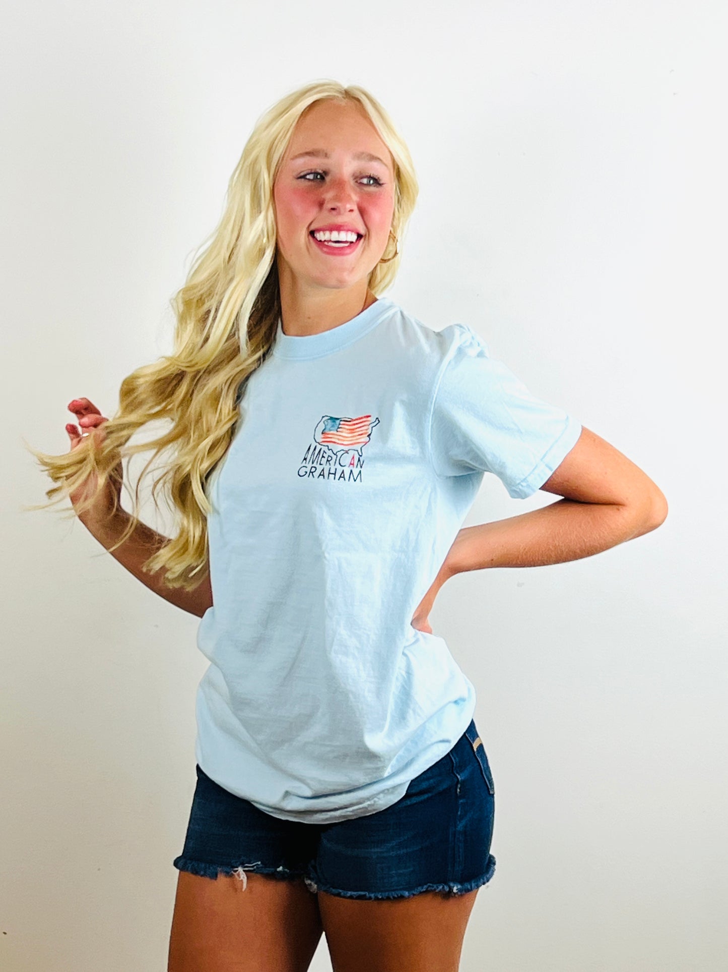 American Graham Star Spangled Summer Comfort Tee American Graham