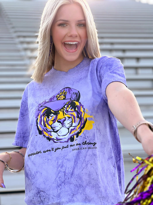 Callin' Baton Rouge Mineral Wash T-Shirt American Graham Apparel