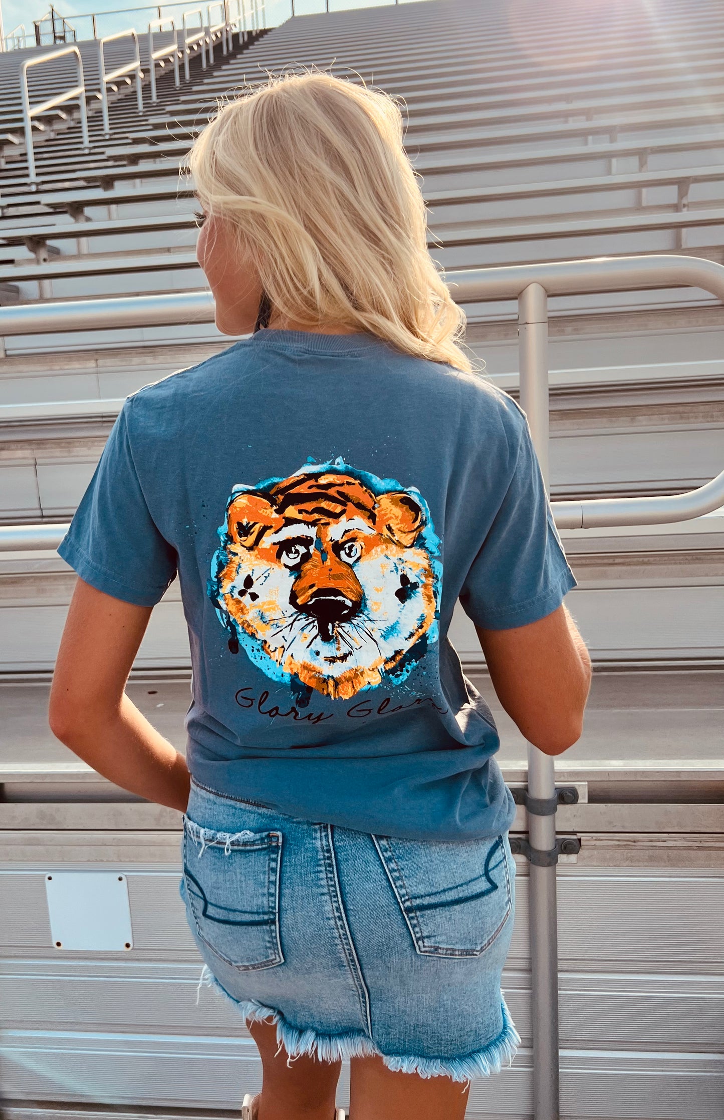 Glory, Glory Tigers Comfort Colors T-Shirt American Graham Apparel