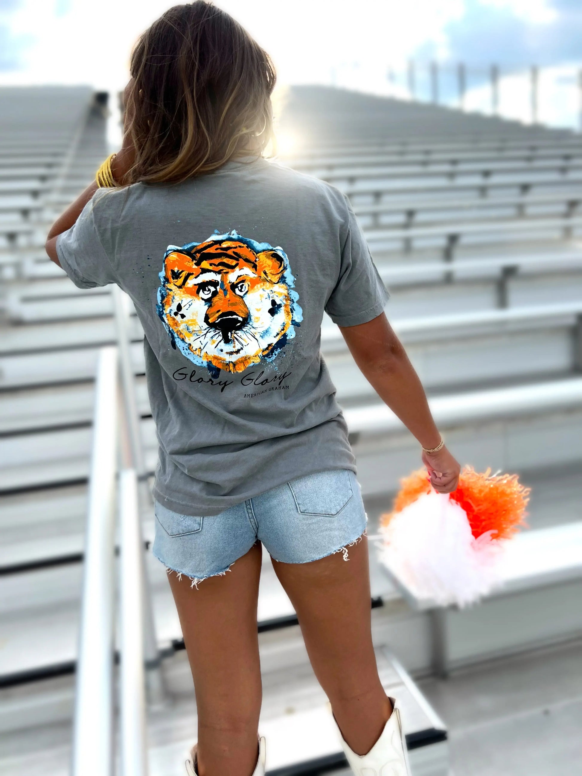 Glory, Glory Tigers Comfort Colors T-Shirt American Graham Apparel