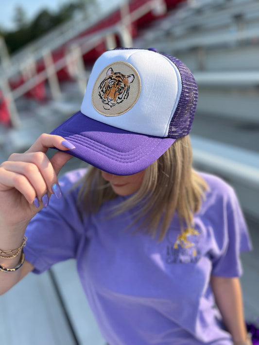 Golden Tiger Patch Trucker Hat American Graham Apparel