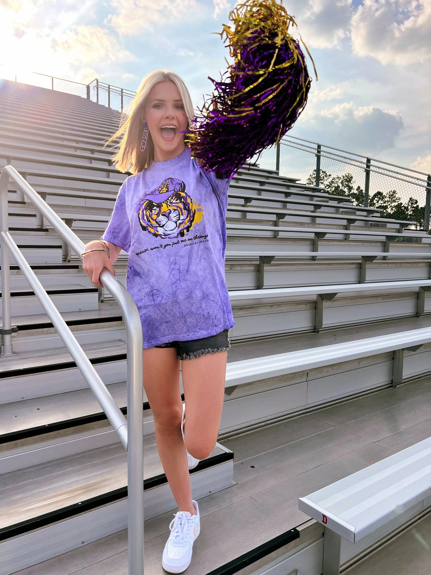 Callin' Baton Rouge Mineral Wash T-Shirt American Graham Apparel