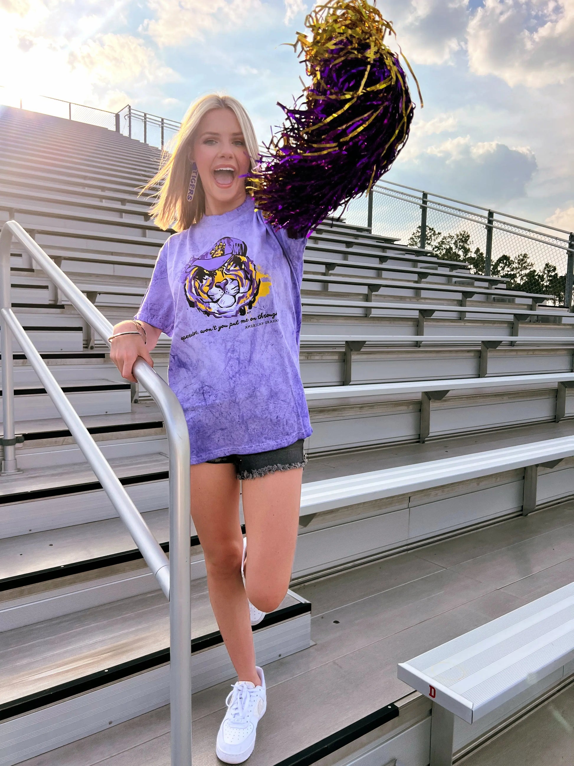 Callin' Baton Rouge Mineral Wash T-Shirt American Graham Apparel