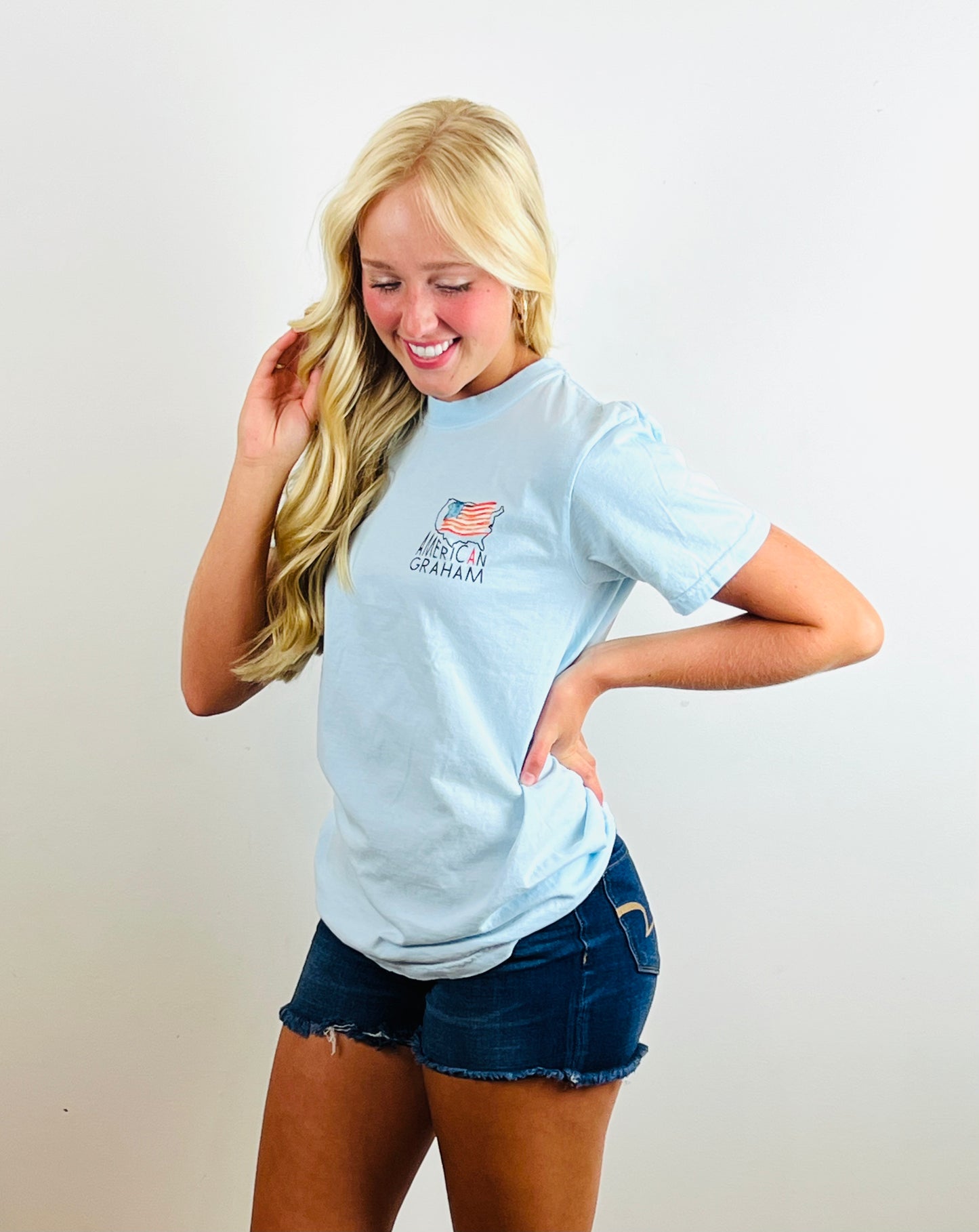 American Graham Star Spangled Summer Comfort Tee American Graham