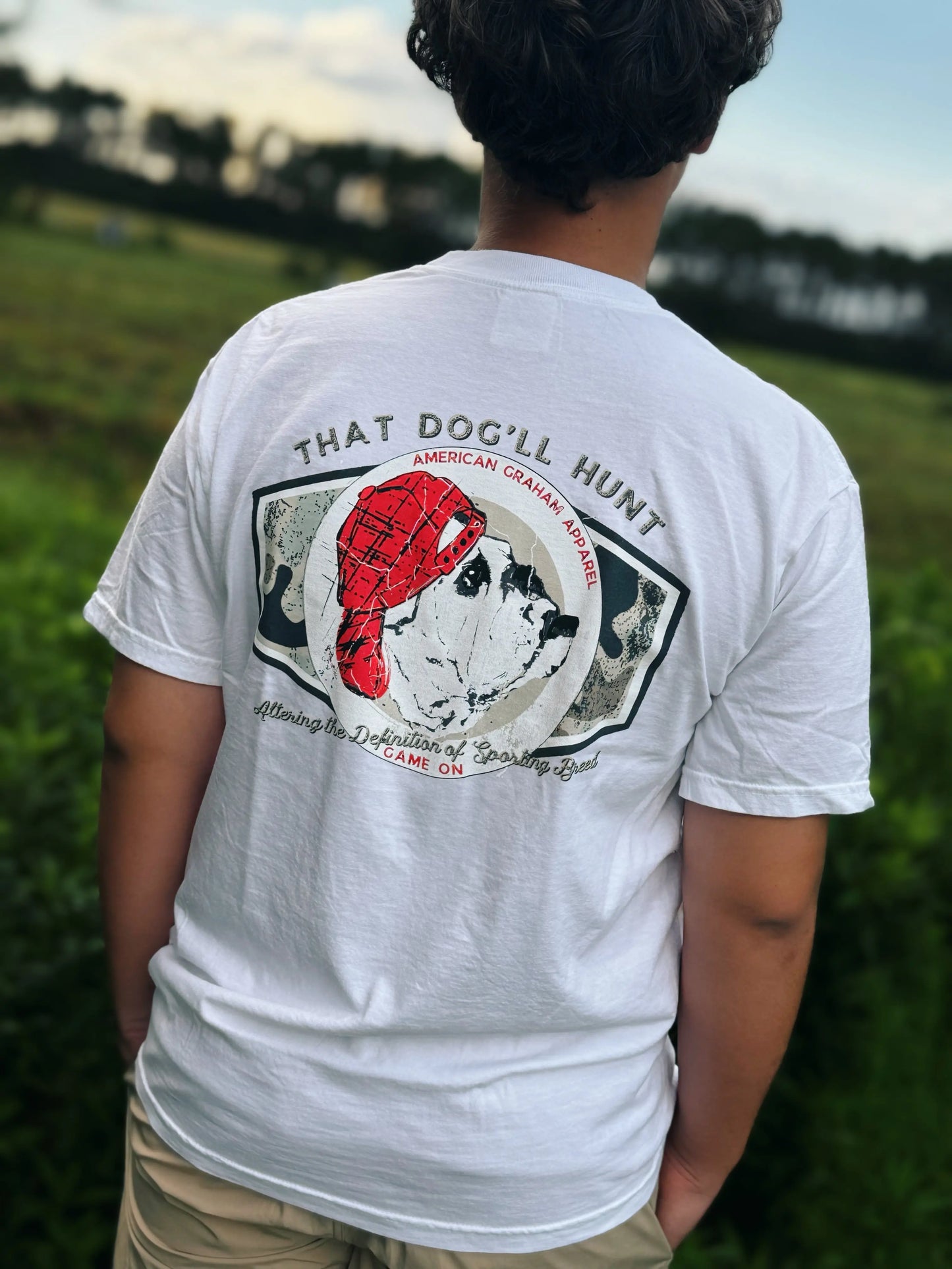 Game On: Sporting Bulldog Graphic T-Shirt - American Graham Apparel American Graham Apparel