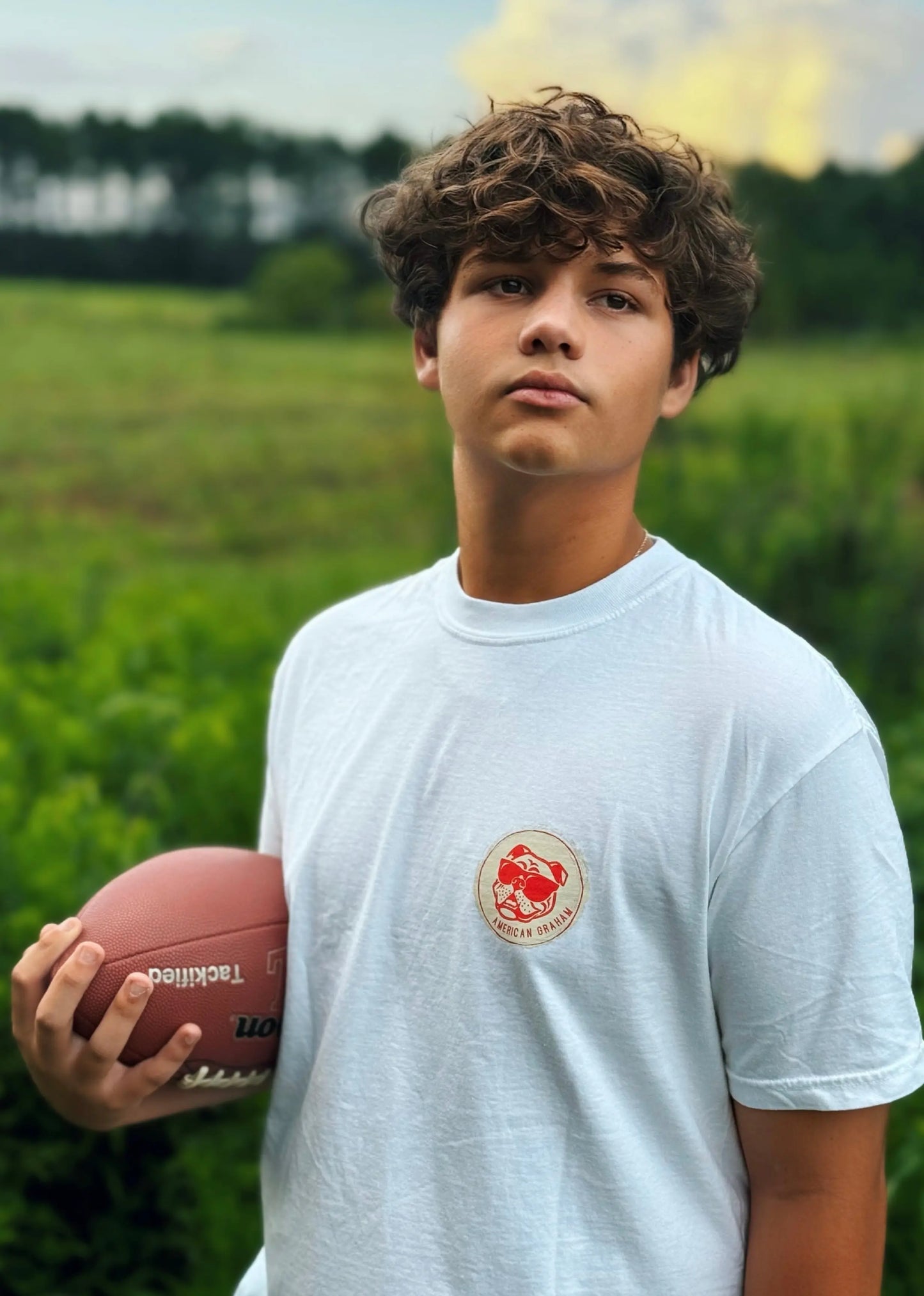 Game On: Sporting Bulldog Graphic T-Shirt - American Graham Apparel American Graham Apparel