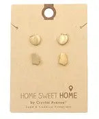 State Of Georgia Stud Earring Set American Graham Apparel