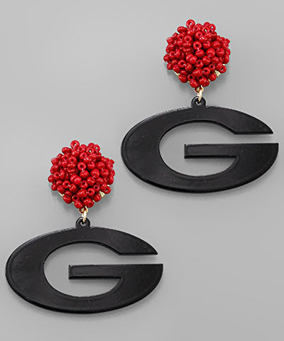 Georgia "G" Acrylic Earrings