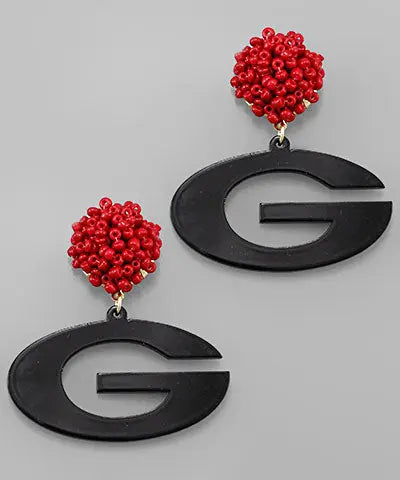Georgia "G" Acrylic Earrings American Graham Apparel