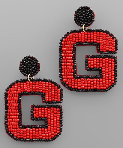 Varsity "G" Earrings