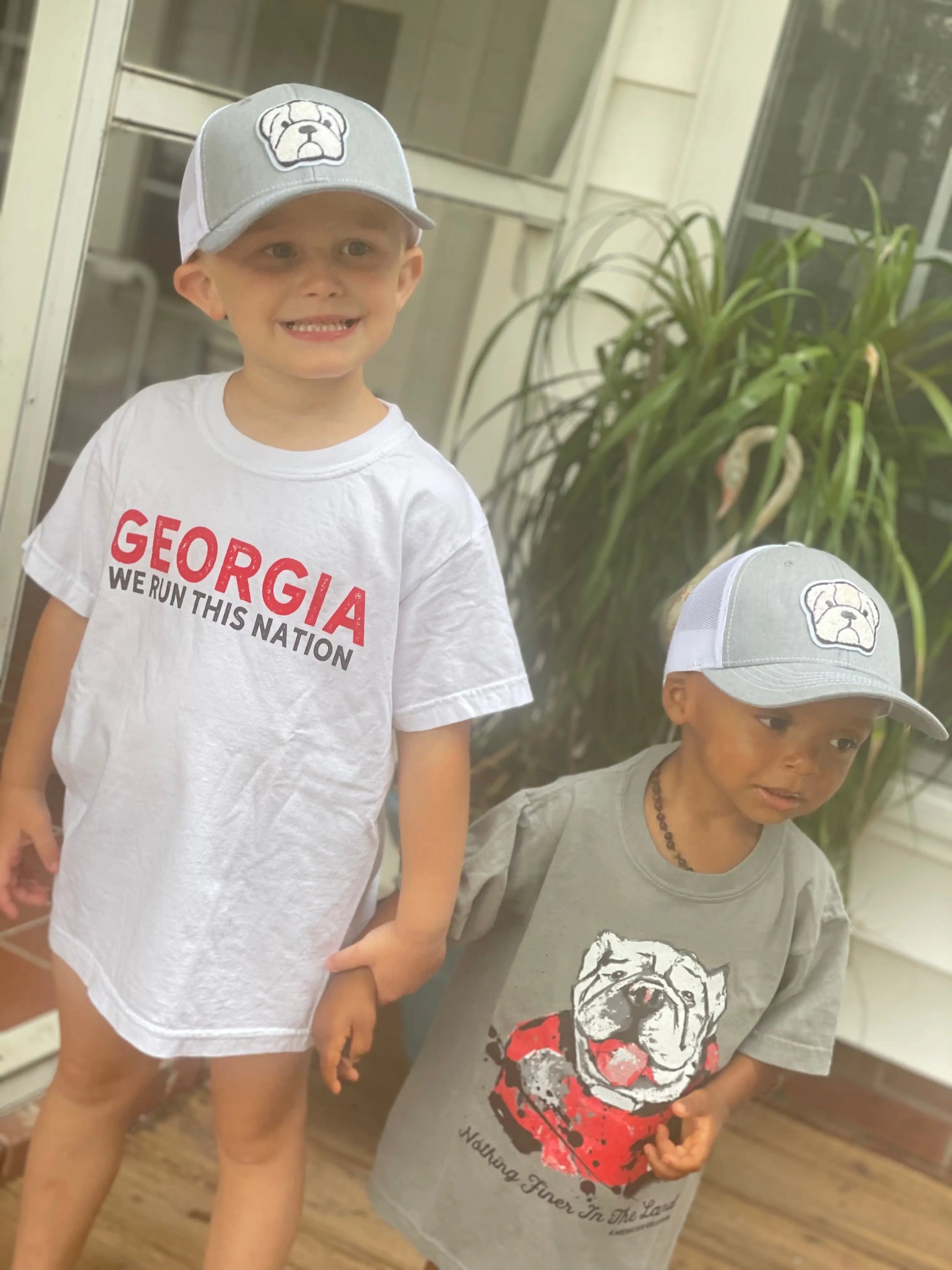 YOUTH Bulldog Patch Hat American Graham Apparel