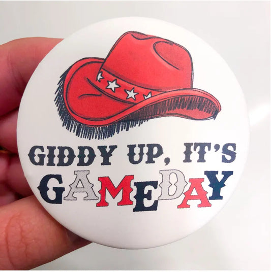 Giddy Up Game Day Button American Graham Apparel