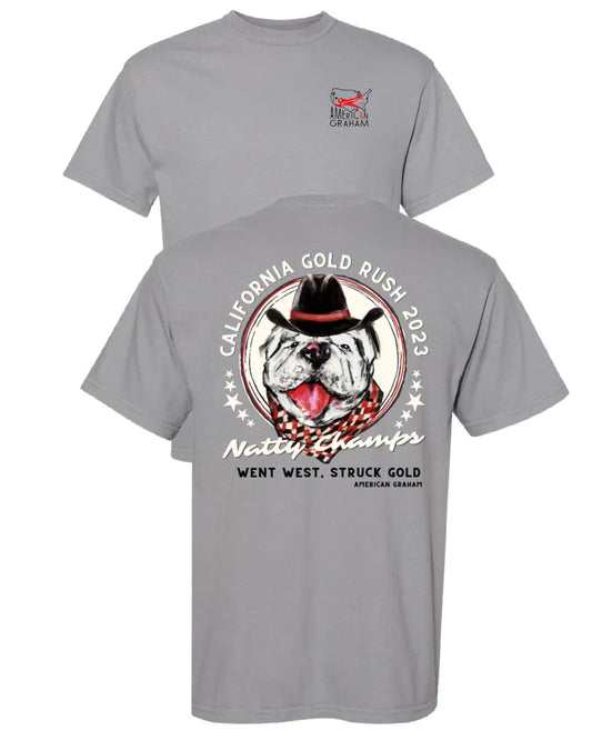 Went West Natty Champs Comfort Colors Tee American Graham Apparel