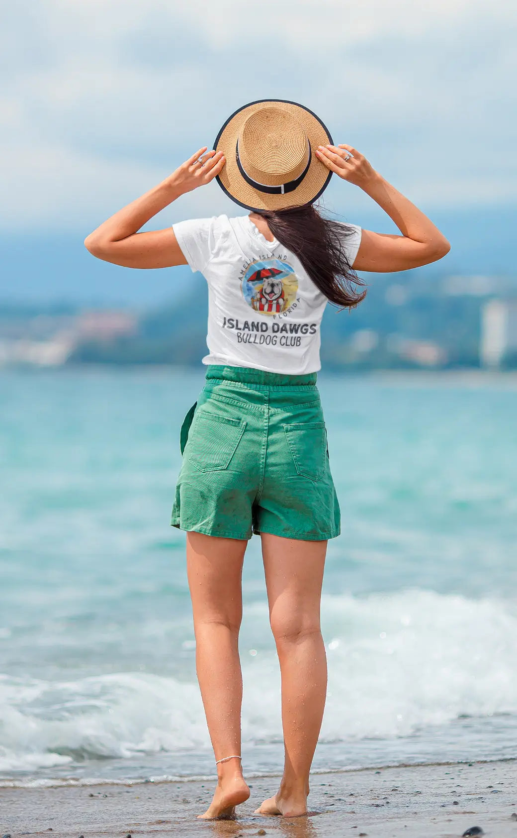 Women's Island Dawgs Jersey V-Neck Tee Printify