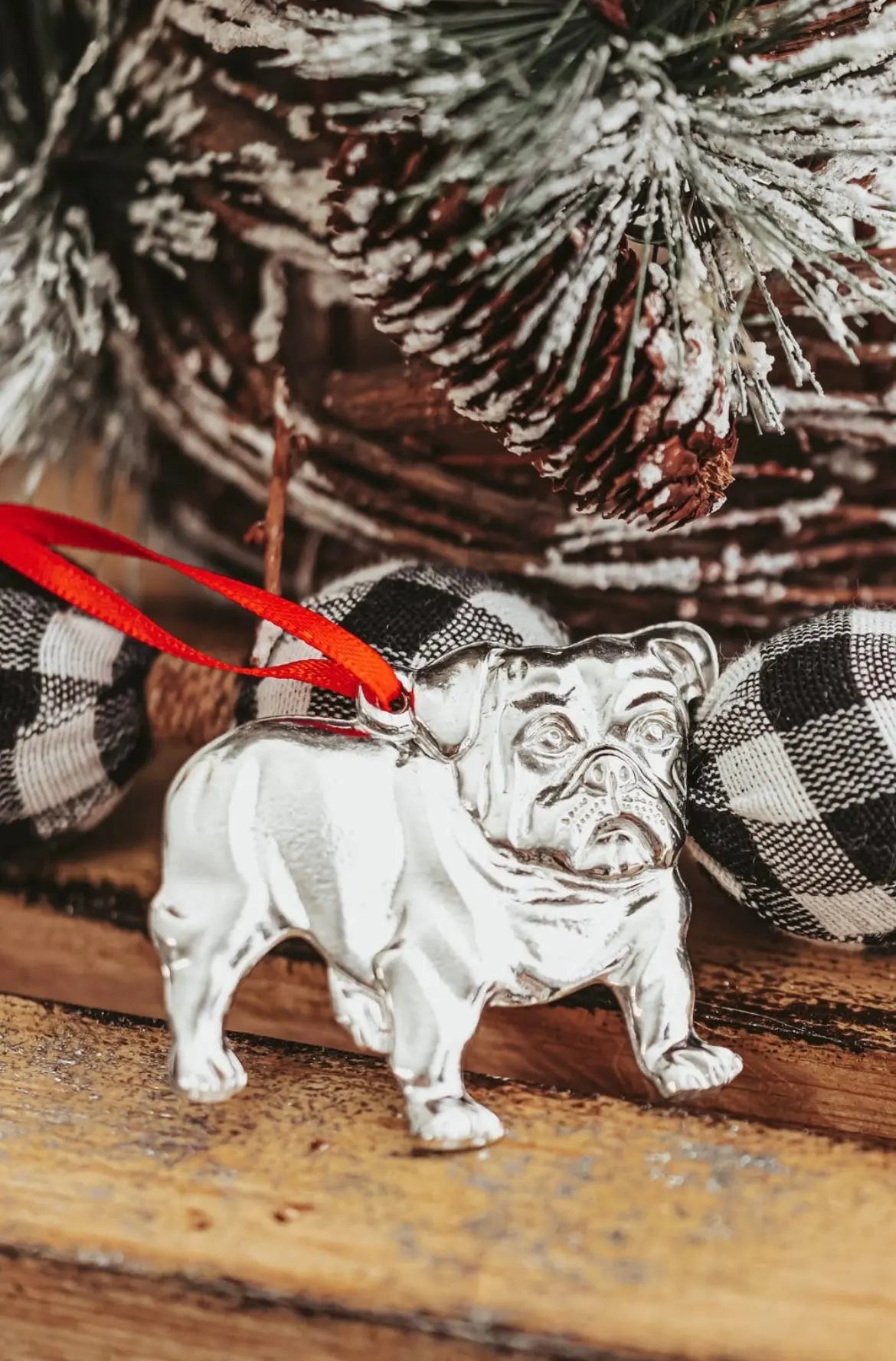 House of Morgan Pewter Georgia Ornaments House of Morgan Pewter