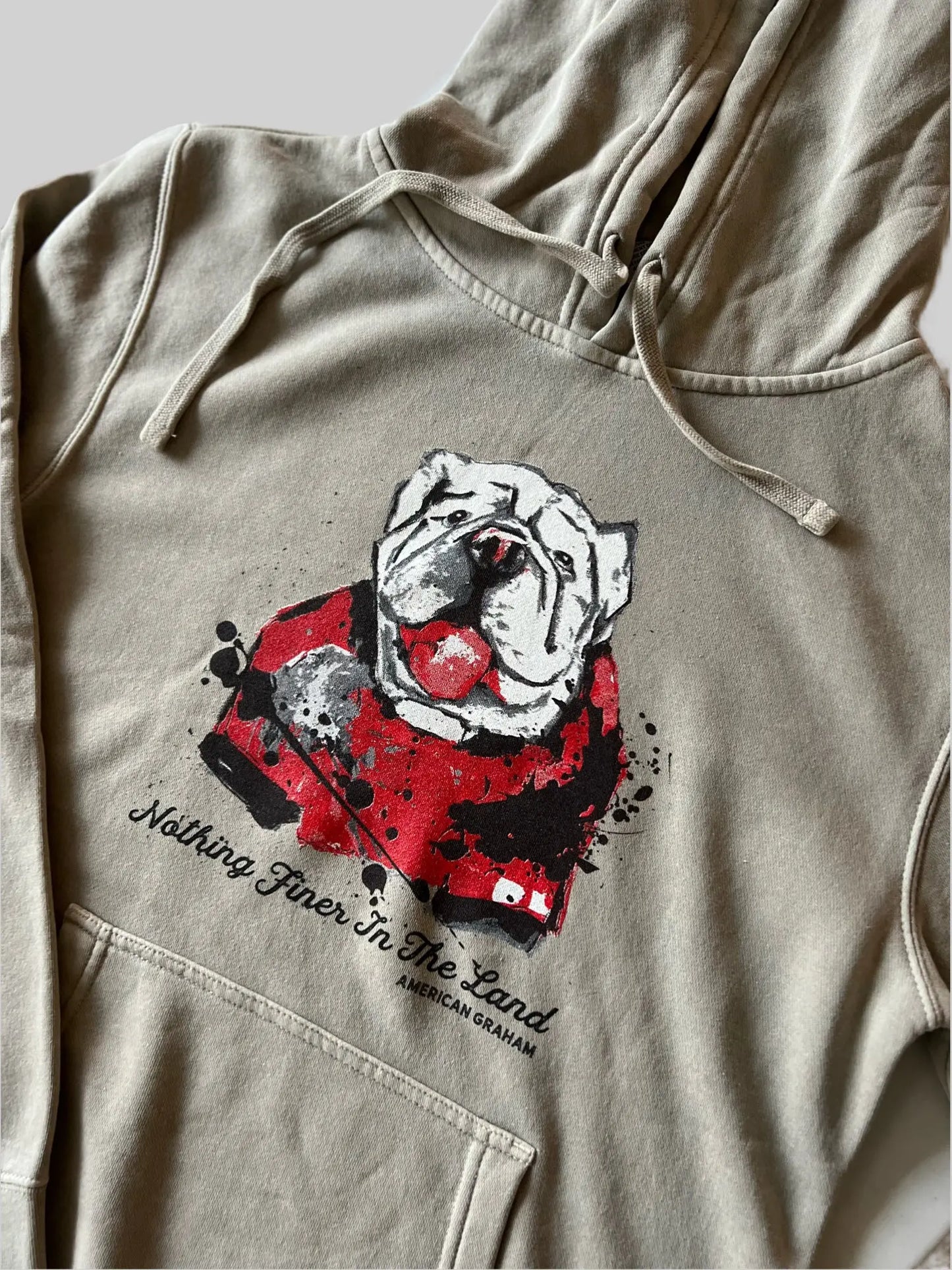 Nothing Finer Unisex Midweight Pigment-Dyed Hoodie American Graham Apparel