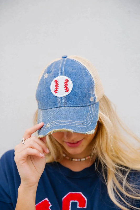 Baseball Patch Hat American Graham Apparel