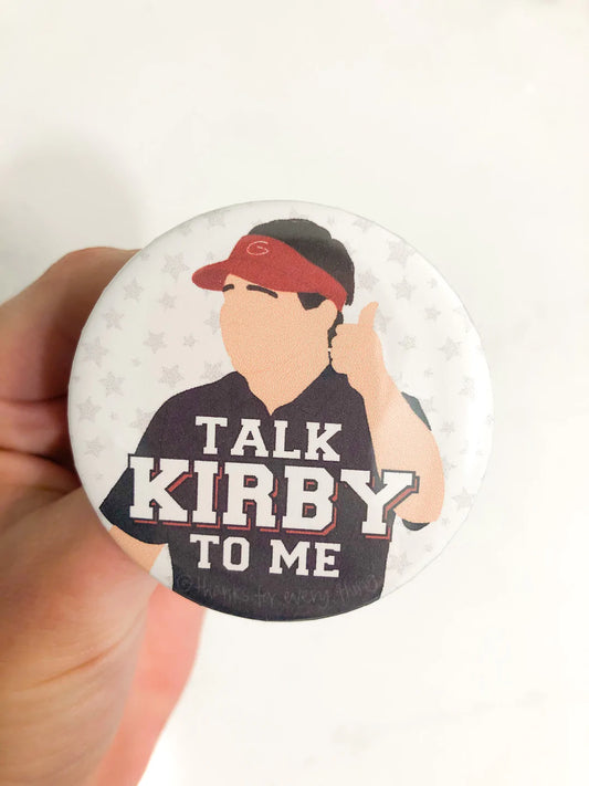 Talk Kirby to Me Game Day Button