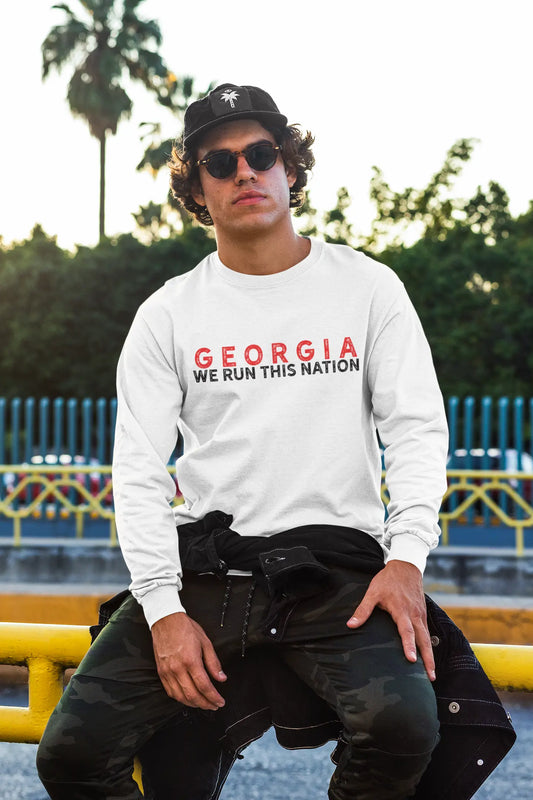 We Run This Nation Unisex Comfort Colors LONG SLEEVE Tee American Graham Apparel