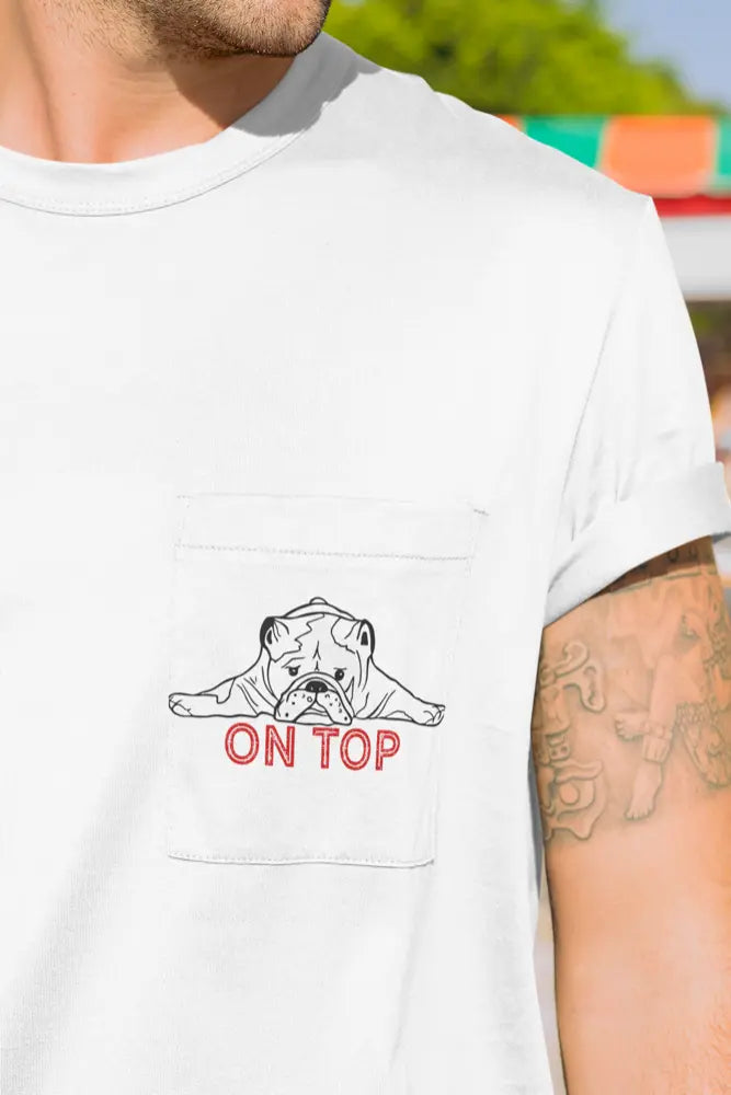 Bulldog Pocket Short Crew T-Shirt American Graham Apparel