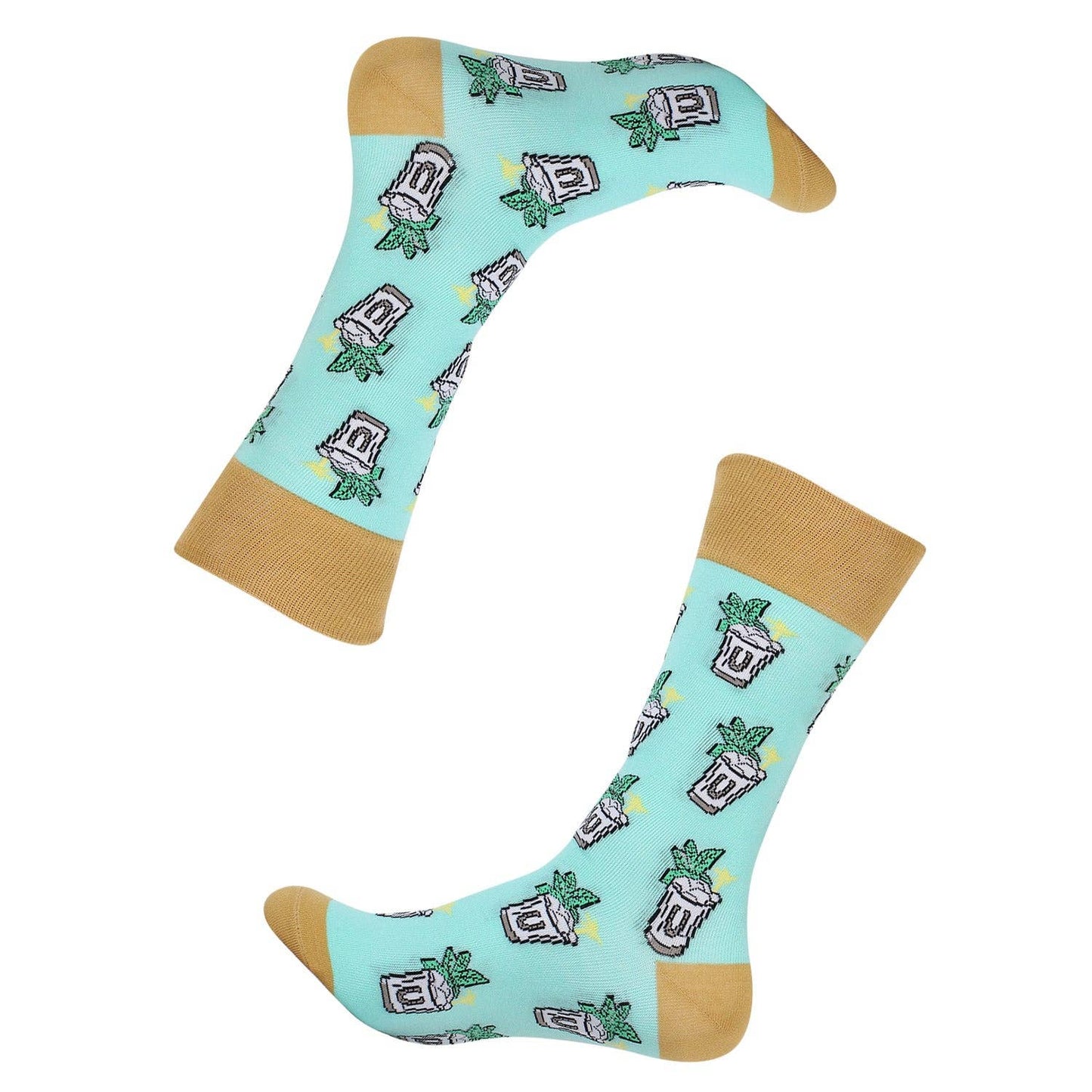 Mint Julep Novelty Crew Socks