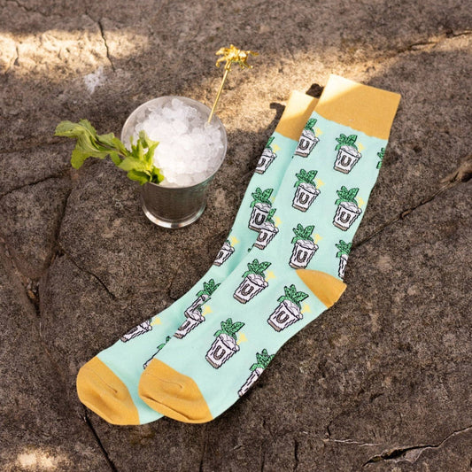 Mint Julep Novelty Crew Socks