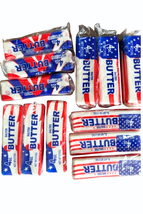 Red, White & Butter Patriotic Squishy Toy