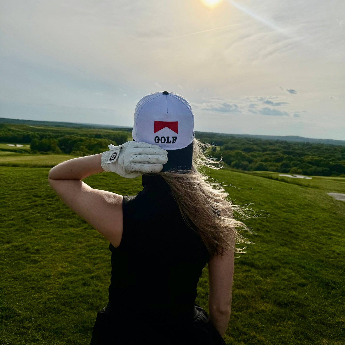 Men's Throwback Design Golf Hat