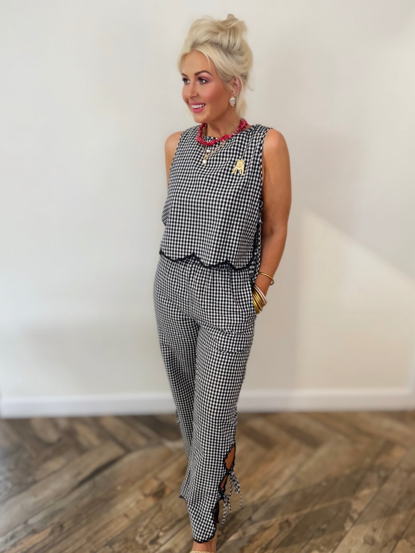 The Hampton Gingham Set