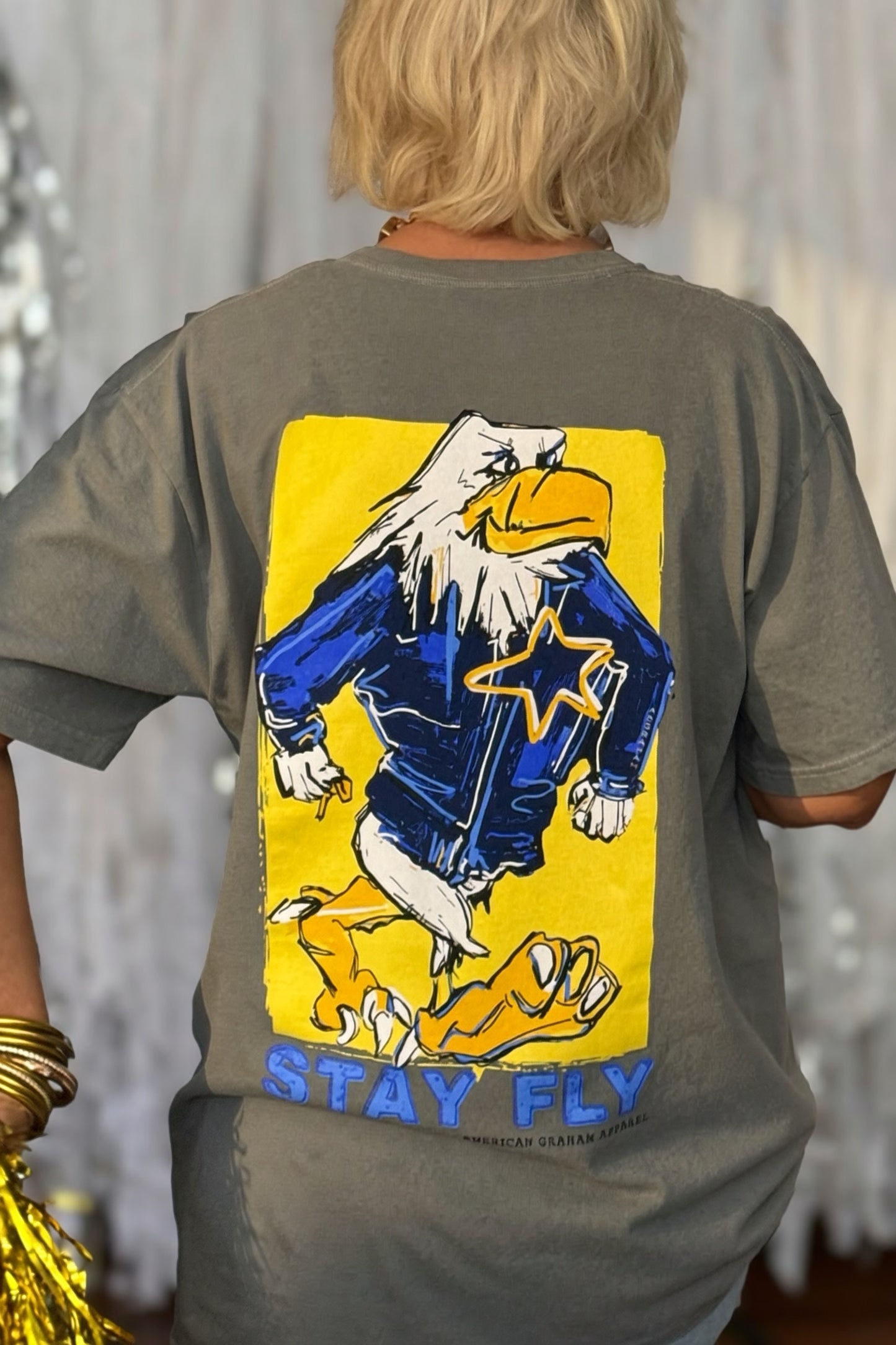 Stay Fly Eagles Comfort Colors® Graphic T-Shirt