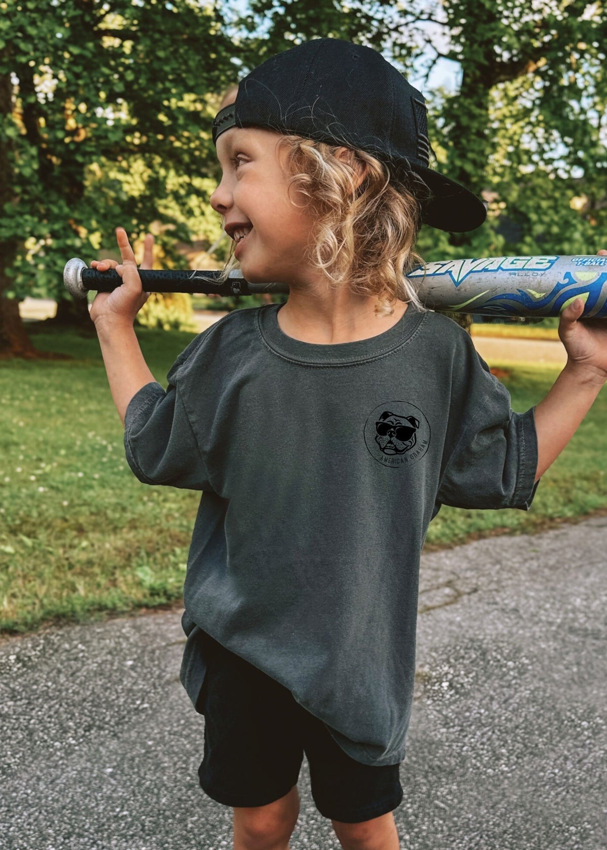 Eat More Gator Youth Comfort Colors® Graphic T-Shirt | Pepper
