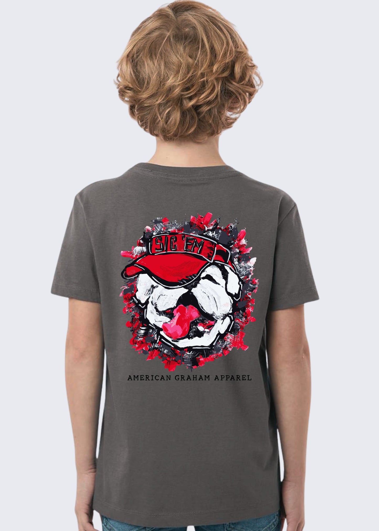 Youth Sic Em Batik Langarmshirt