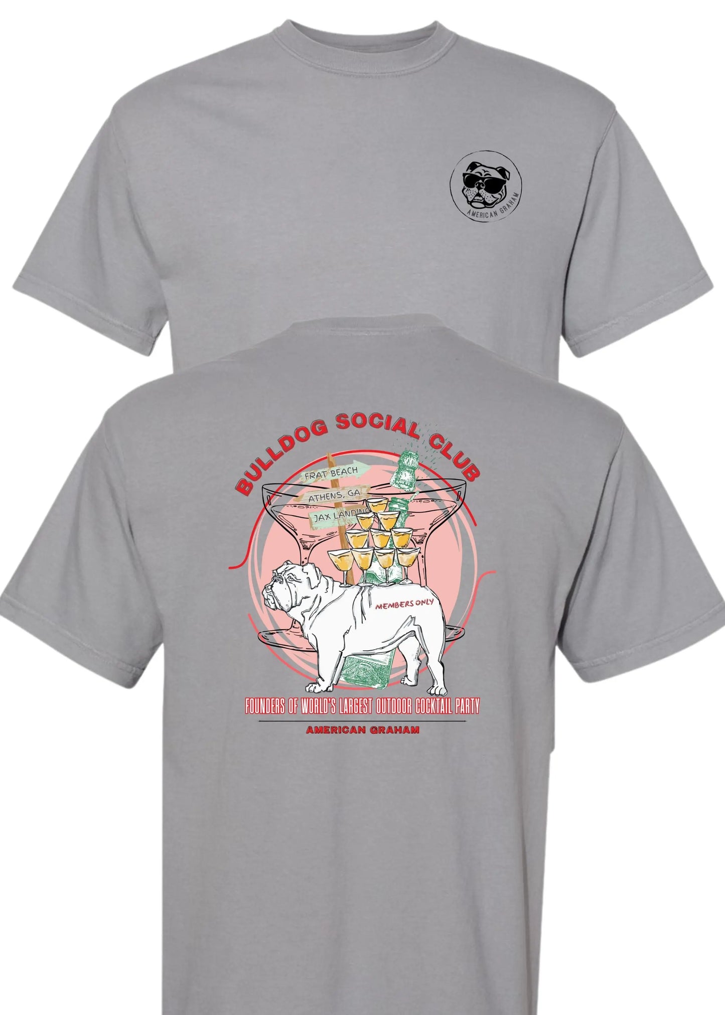 Cocktails, Anyone? Bulldog Social Club - American Graham Apparel American Graham Apparel