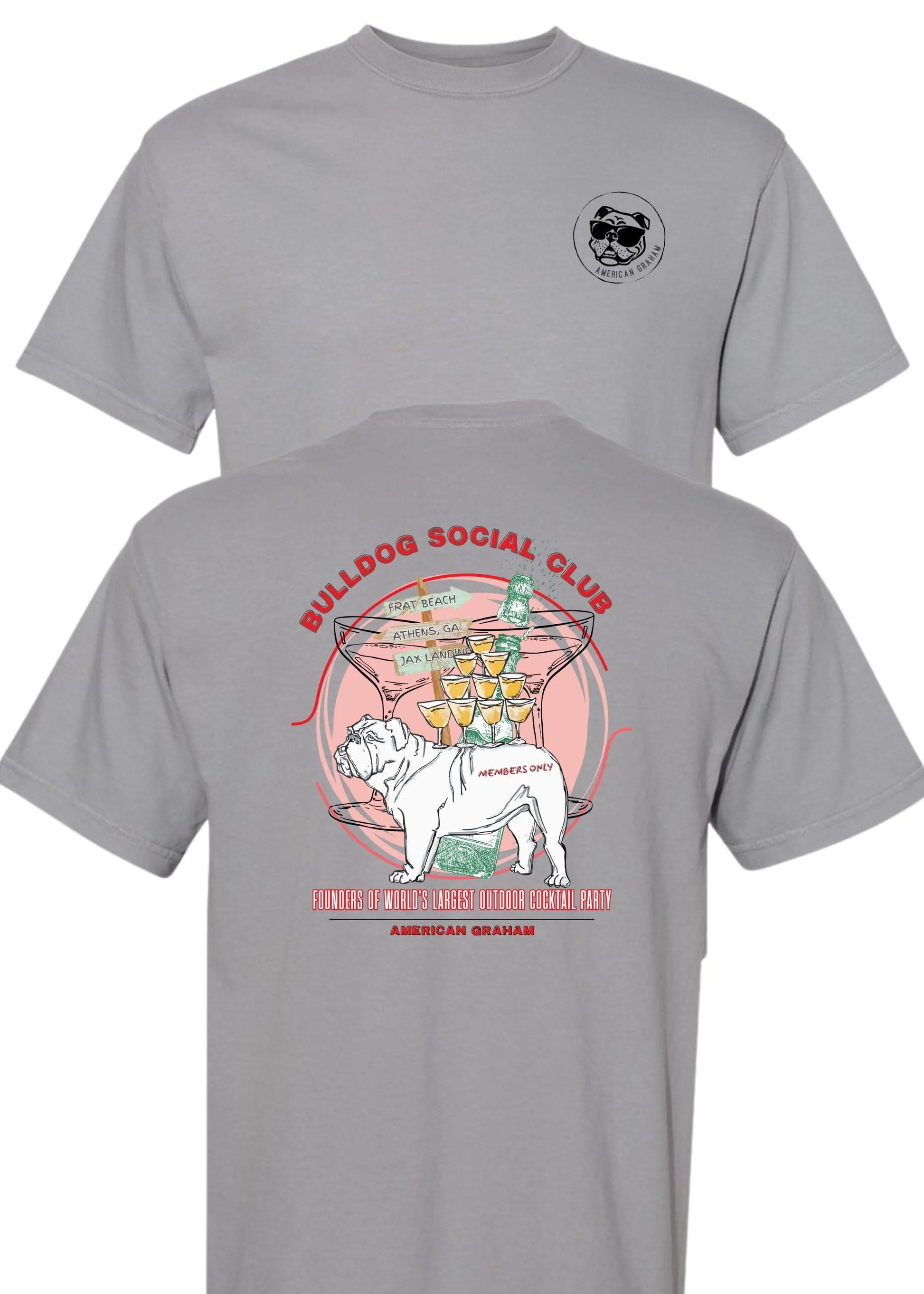 Cocktails, Anyone? Bulldog Social Club - American Graham Apparel American Graham Apparel