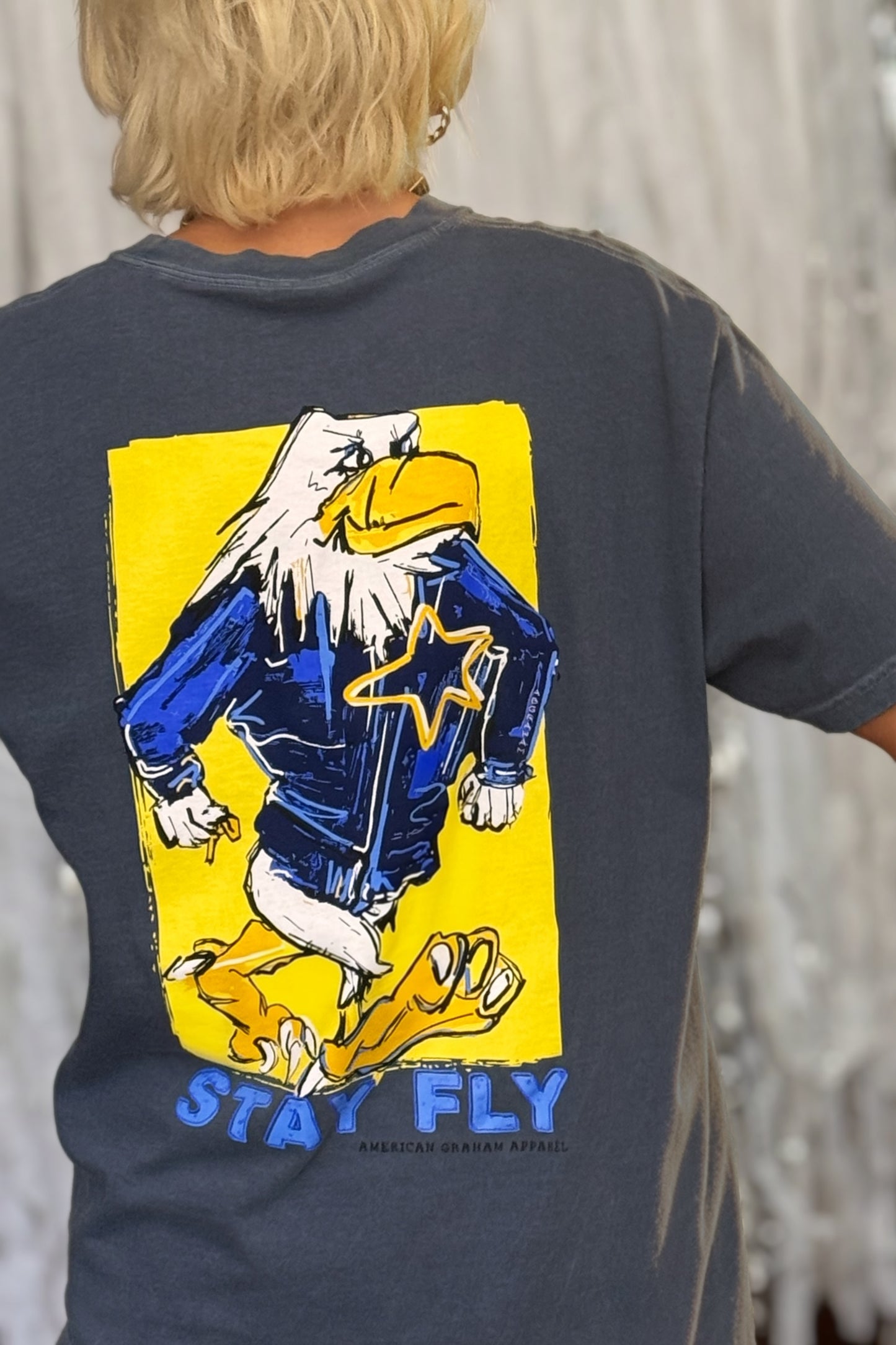 Stay Fly Eagles Comfort Colors® Graphic T-Shirt