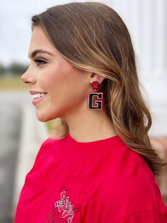 G is for Georgia Earrings Prep Obsessed Wholesale