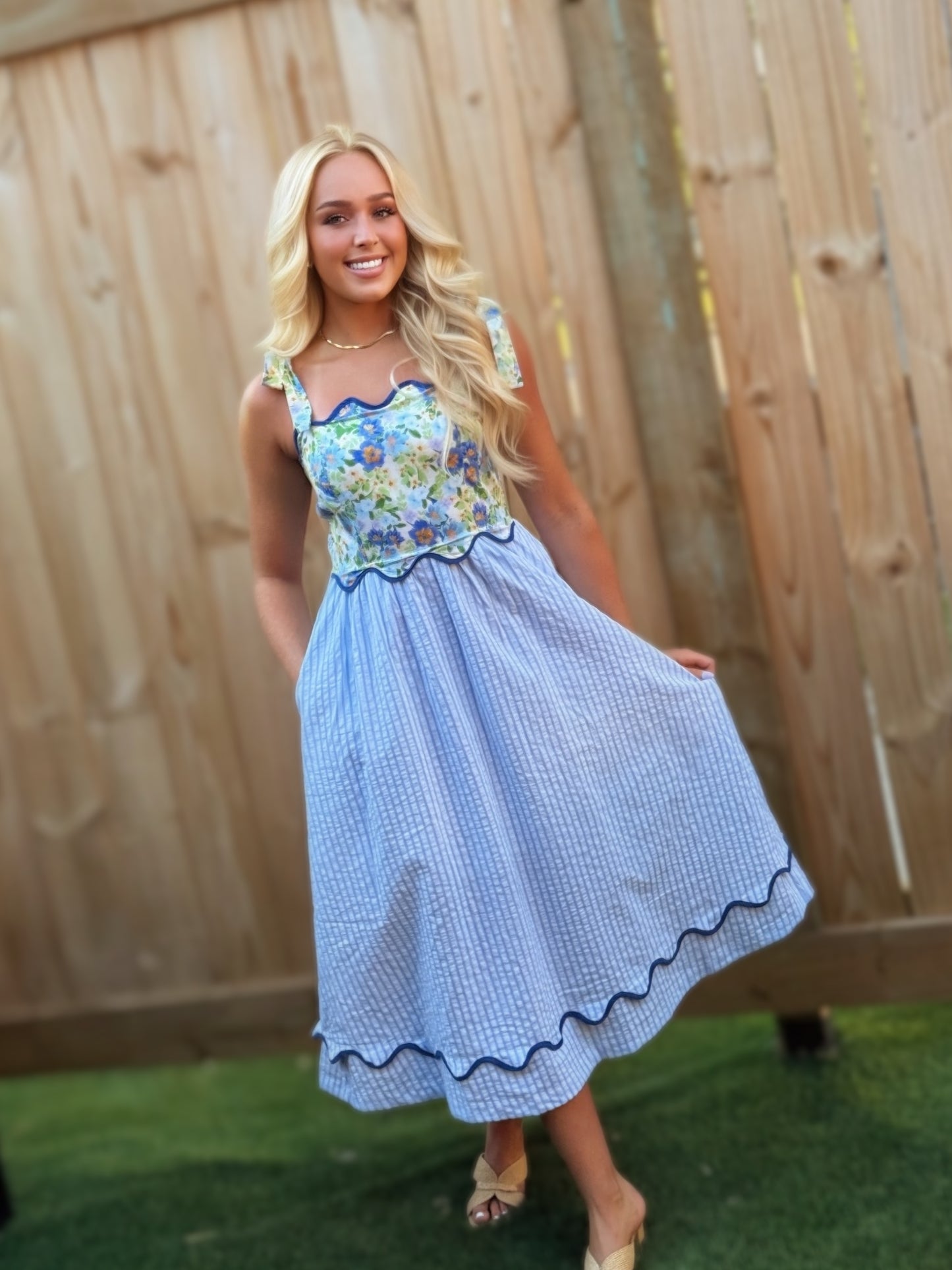 ZIPFELKLEID MIT MUSTERMIX MDR3874: Hellblau Kombi / L