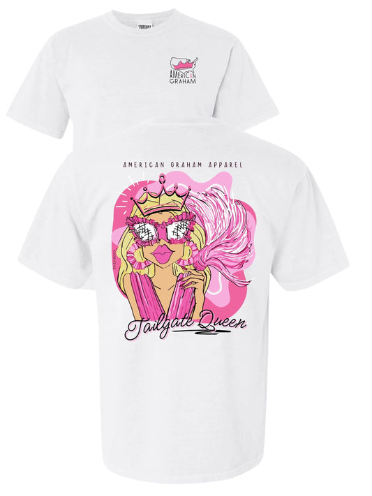 Tailgate Queen Graphic T-Shirt - American Graham Apparel American Graham Apparel