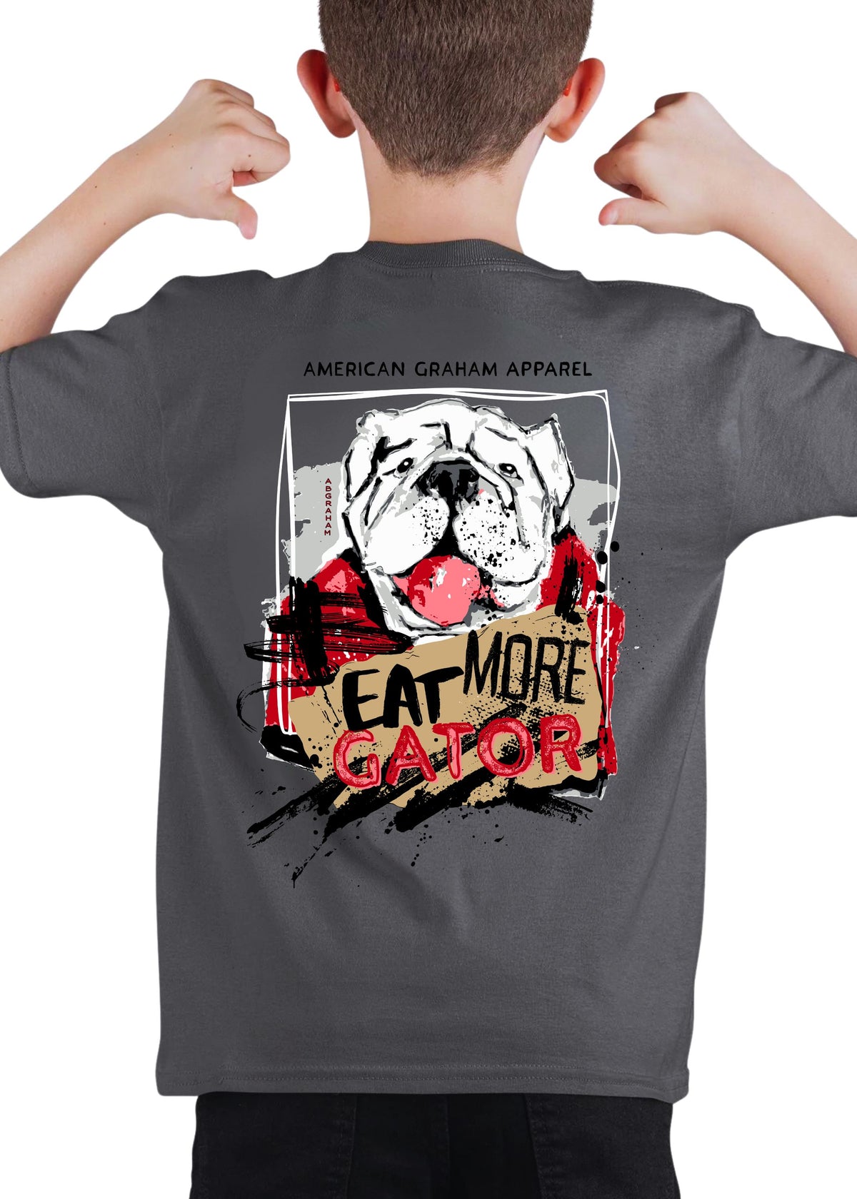 Eat More Gator Youth Comfort Colors® Graphic T-Shirt | Pepper