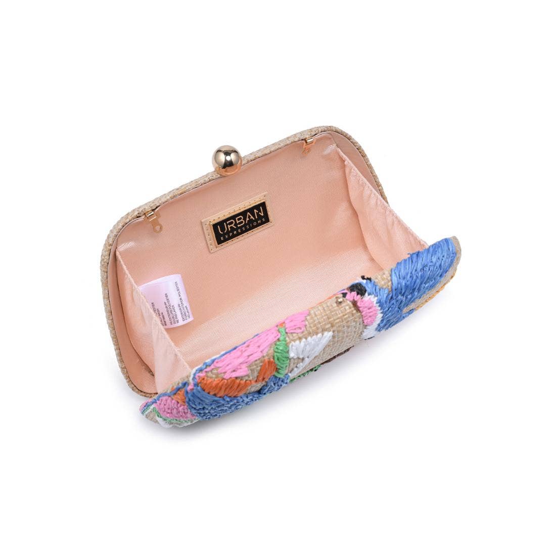 The Weston Bird Embroidered Clutch Bag