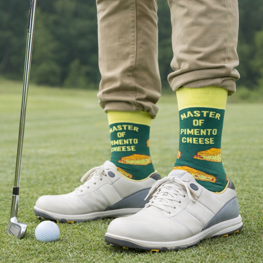 Master of Pimento Cheese Golf Socks