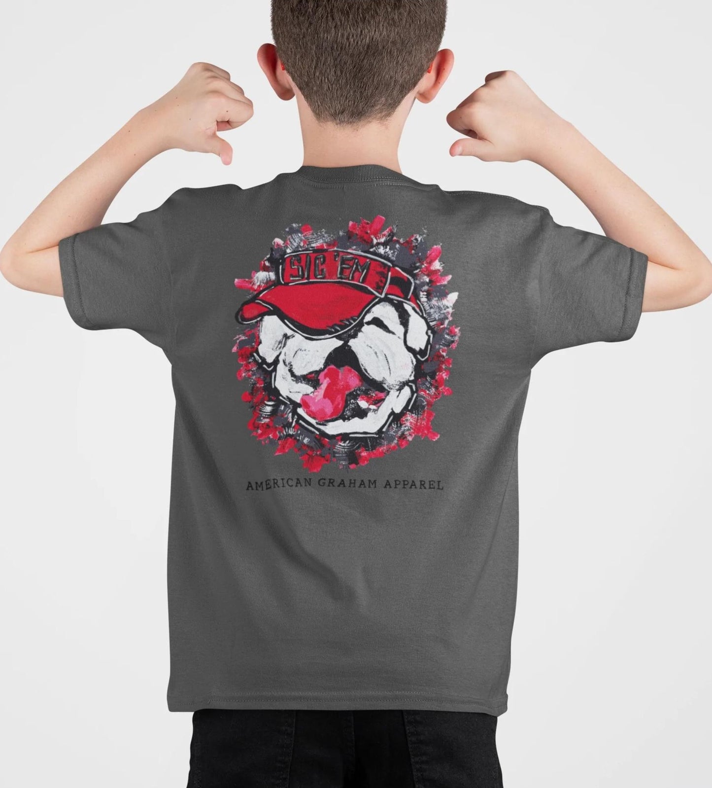 Youth Sic Em Batik Langarmshirt
