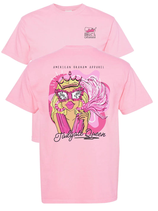 Tailgate Queen Graphic T-Shirt - American Graham Apparel American Graham Apparel