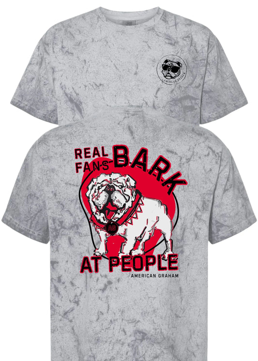Real Fans BARK At People Graphic T-Shirt - American Graham Apparel American Graham Apparel