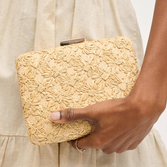 Samantha Woven Clutch Bag