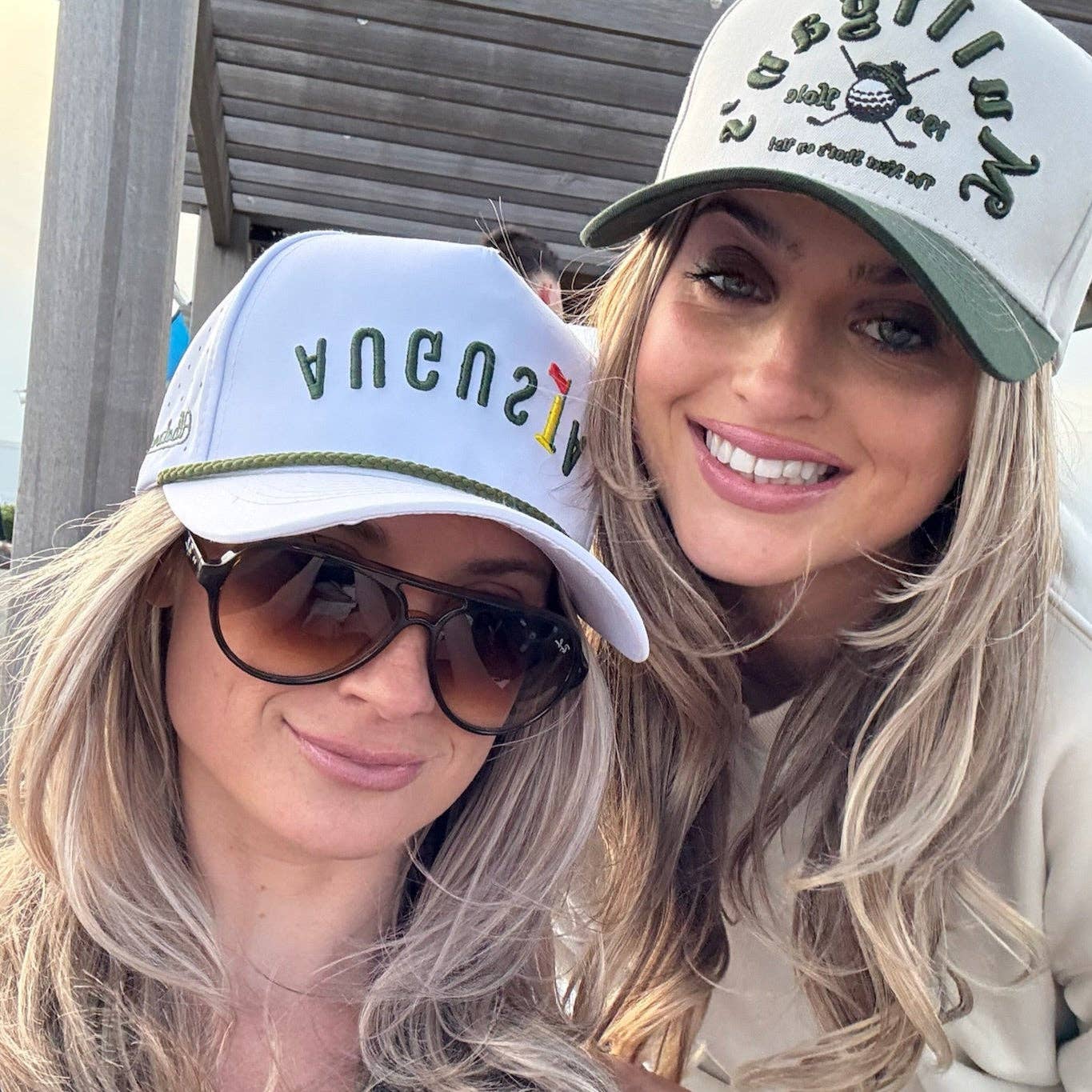 White Augusta Rope Snapback Hat