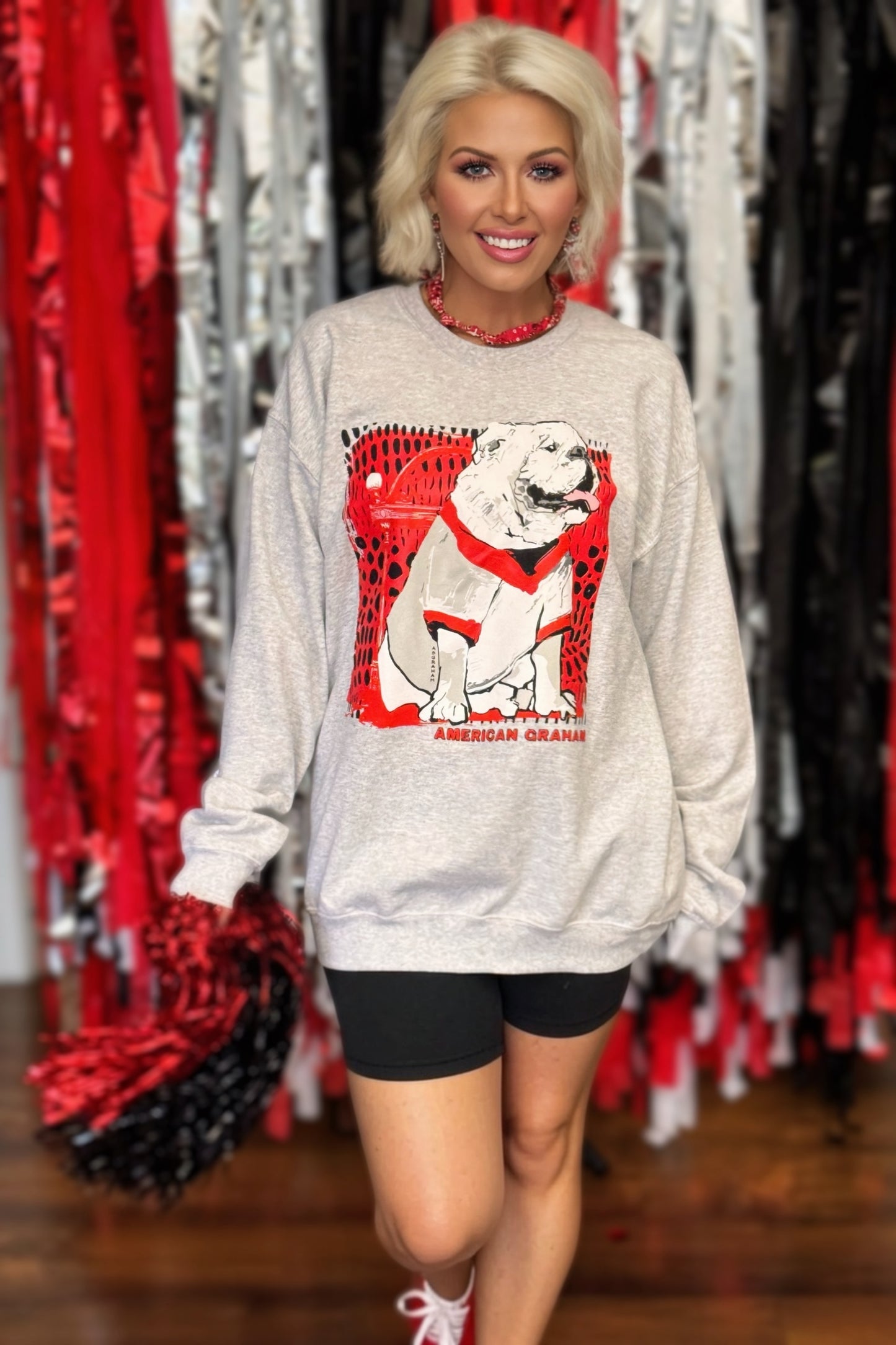 Classic Game Day Bulldog Gildan® Heavy Blend Graphic Sweatshirt