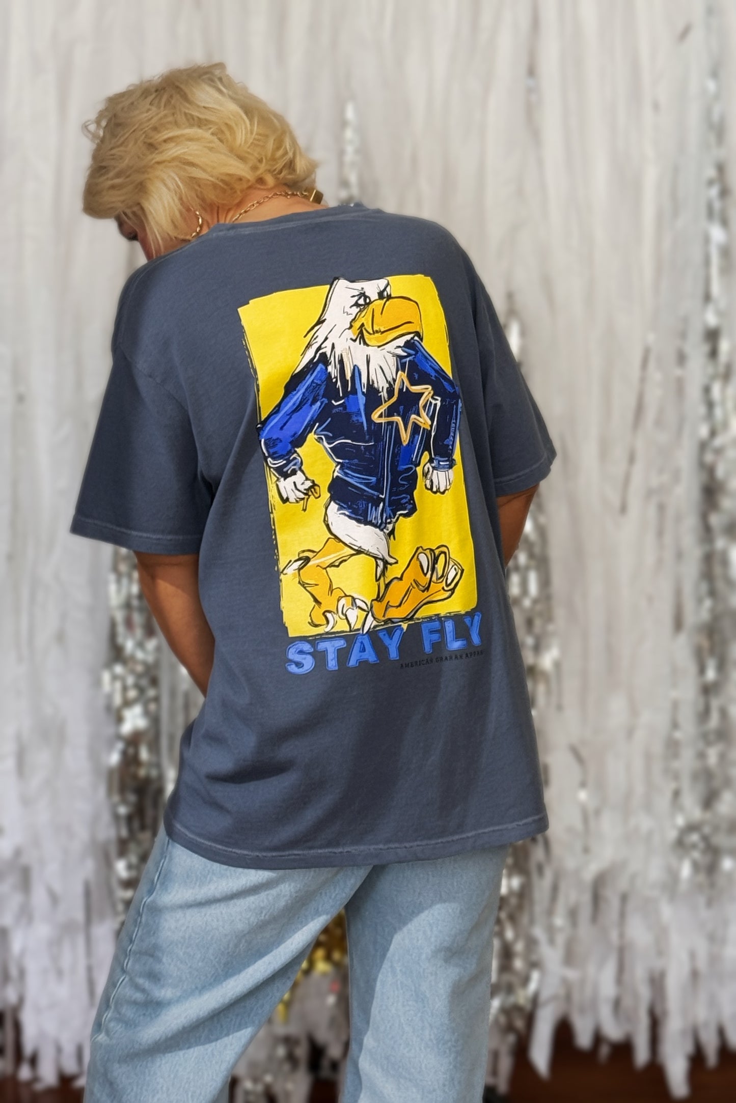 Stay Fly Eagles Comfort Colors® Graphic T-Shirt