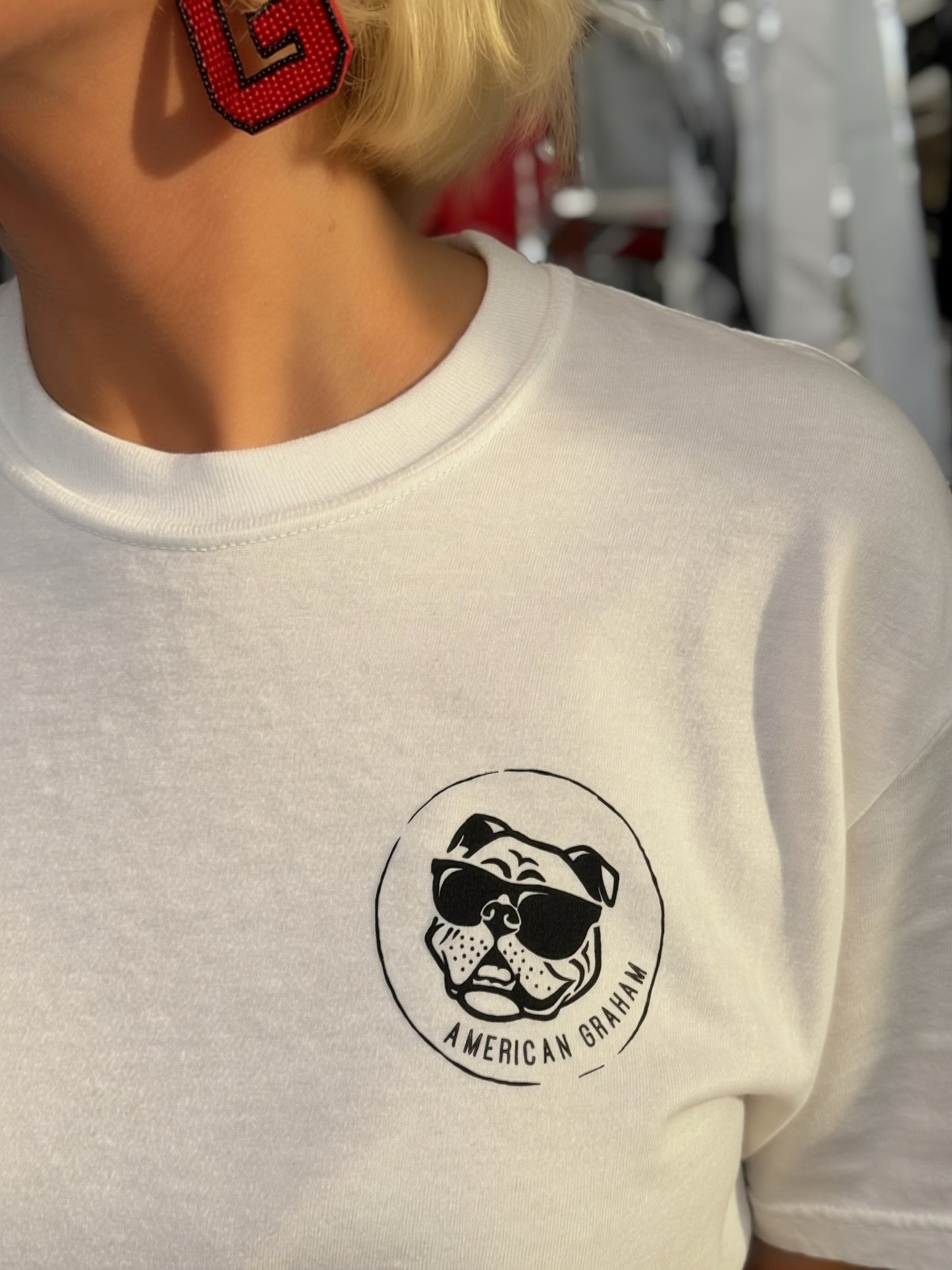 Classic Game Day Bulldog Comfort Colors® Graphic T-Shirt