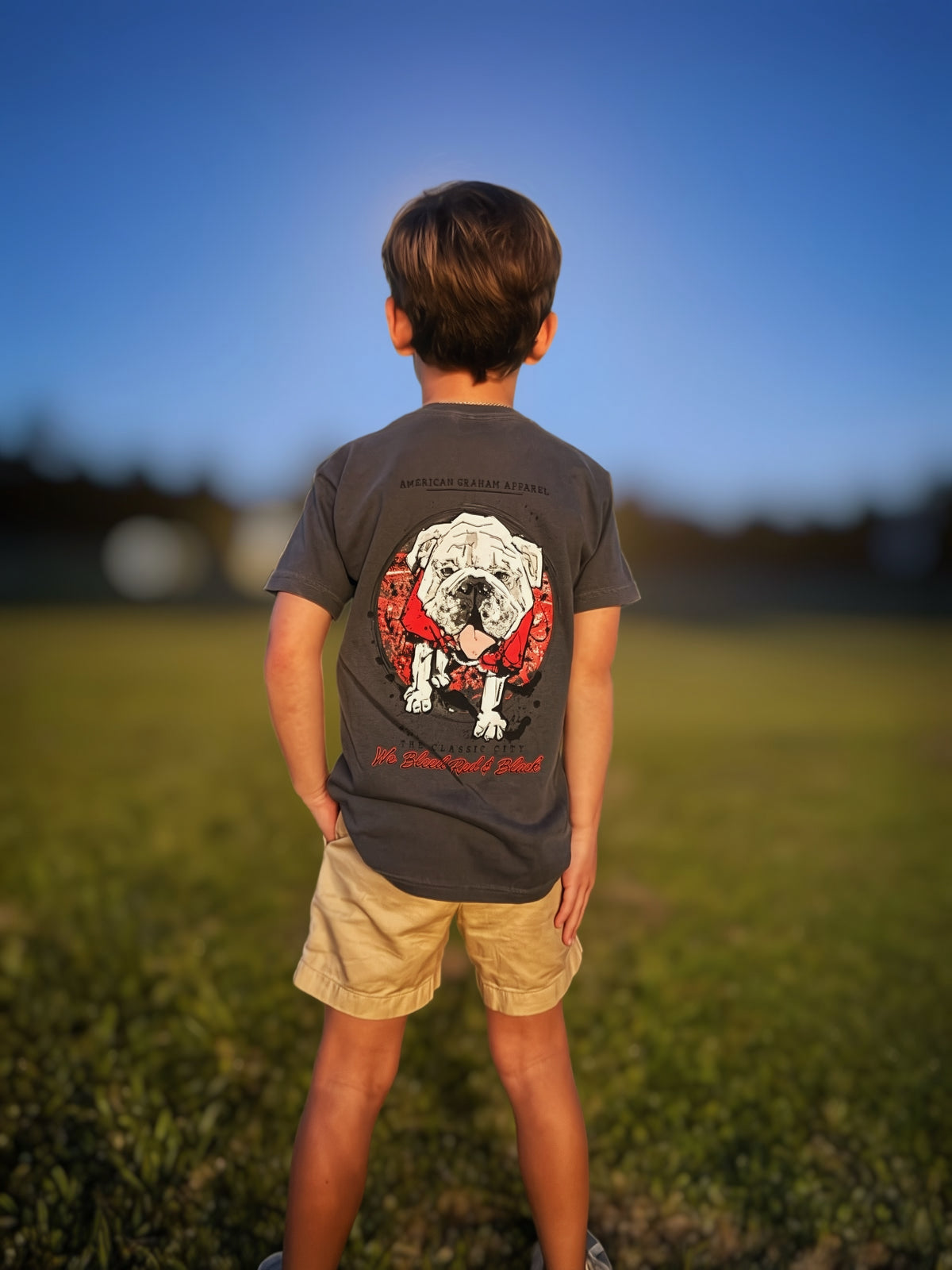 We Bleed Red & Black Youth Comfort Colors® Graphic T-Shirt